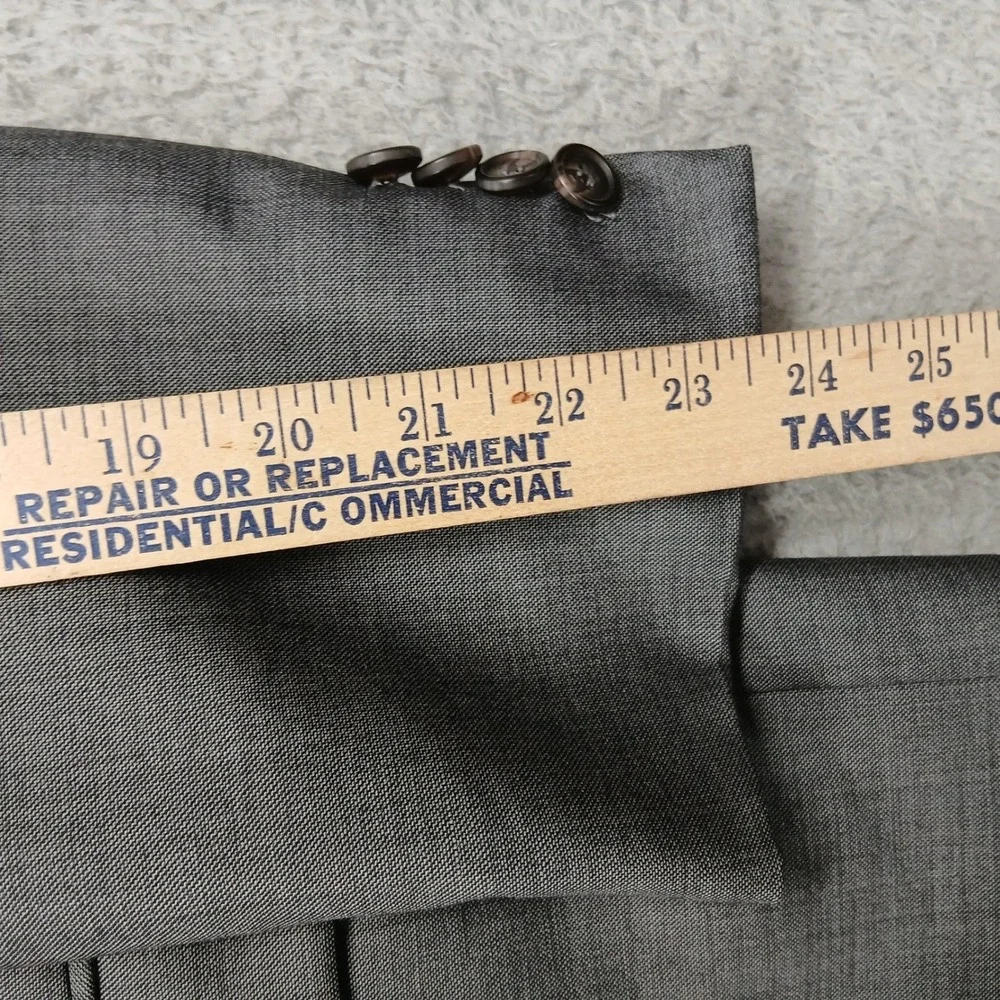 Lauren Ralph Lauren Sport‎ Coat Men's 44R Gray Wool Blazer Jacket